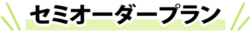 セミオーダープラン