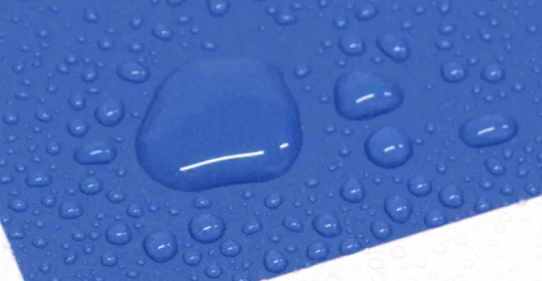 ターポリン生地の防水構造